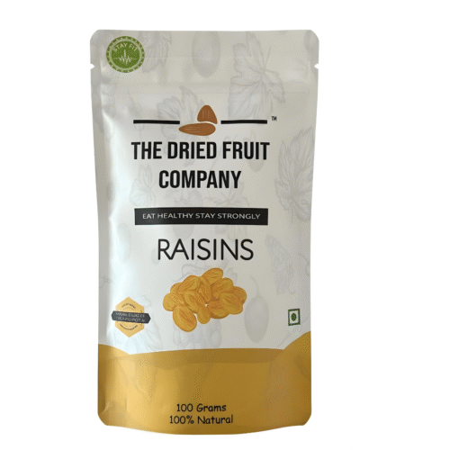 Golden Raisins – 100g | Naturally Sweet, Juicy & Energizing Snack