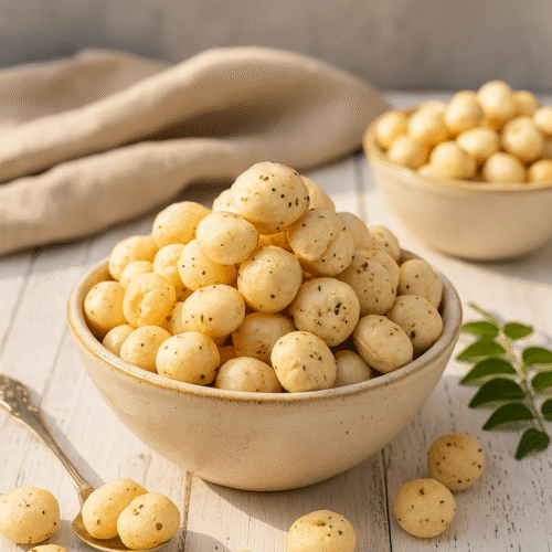 Roasted Salted Makhana – 100g | Wholesome Energy Snack