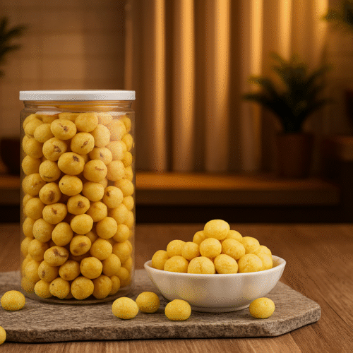 Cheese Makhana – 100g | Crunchy Foxnuts with Rich Cheese Flavor for Guilt-Free Snacking