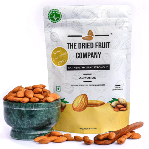 Premium California Almonds – 500g | Fresh, Crunchy & Nutrient-Rich Dry Fruits